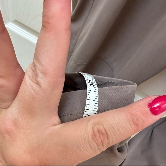 Raffaello Rossi candy 7/8 pants tan brown athletic joggers sweatpants 40 - Picture 2 of 8